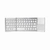 Wireless BT Keyboard Mini Folding Keyboard Portable Ultra Slim BT Keyboard with Touchpad for Windows Android iOS