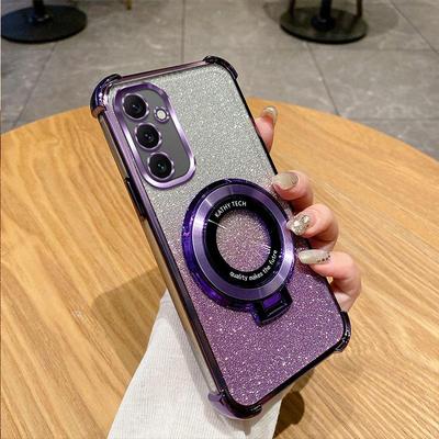 Phone Case for Samsung Galaxy A56 A36 A16 A06 A55 A35 A25 A15 A05S Electroplated Plating TPU Transparent Shockproof Bumper Cover