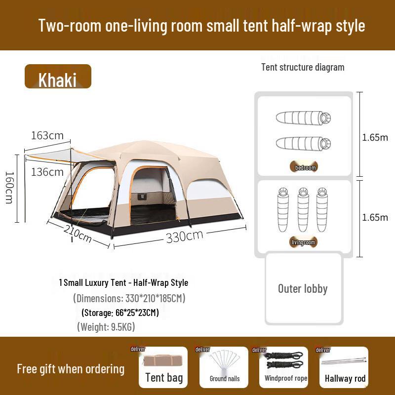 Handun Portable Waterproof Camping Tent