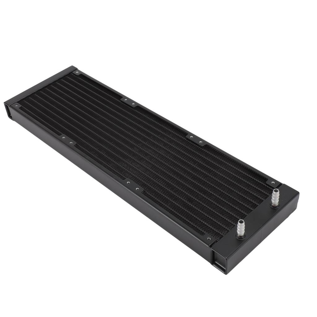 Wasserkühlungsradiator 12 Rohre 22mm Dicke Aluminiumlegierung Computer Wärmetauscher Radiator für 6‑7mm Weichschlauch