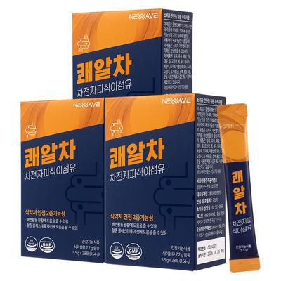 Kwaealcha Kwaealcha Aloe Whole Leaf Psyllium Seed Husk (5.5gX28 Packets) 3 Boxes 6 Weeks