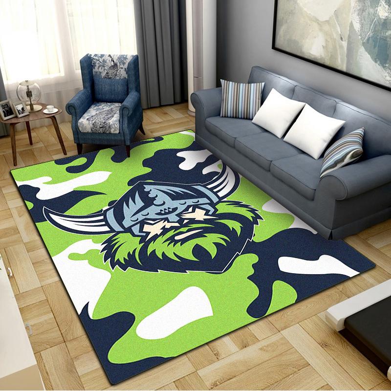 Canberra Raiders Carpet Rug for Living Room Bedroom Home Sofa Decoration, Kids play Non-slip Floor Mat