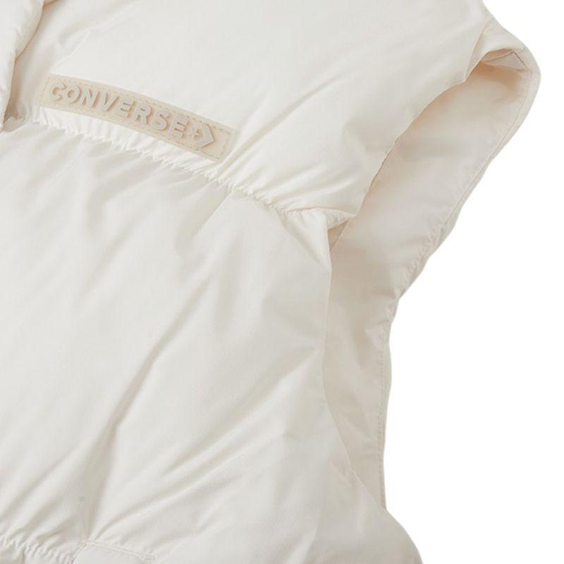 Converse Vests Women's Ivory Stand Collar Moderate Other 10025203-A02