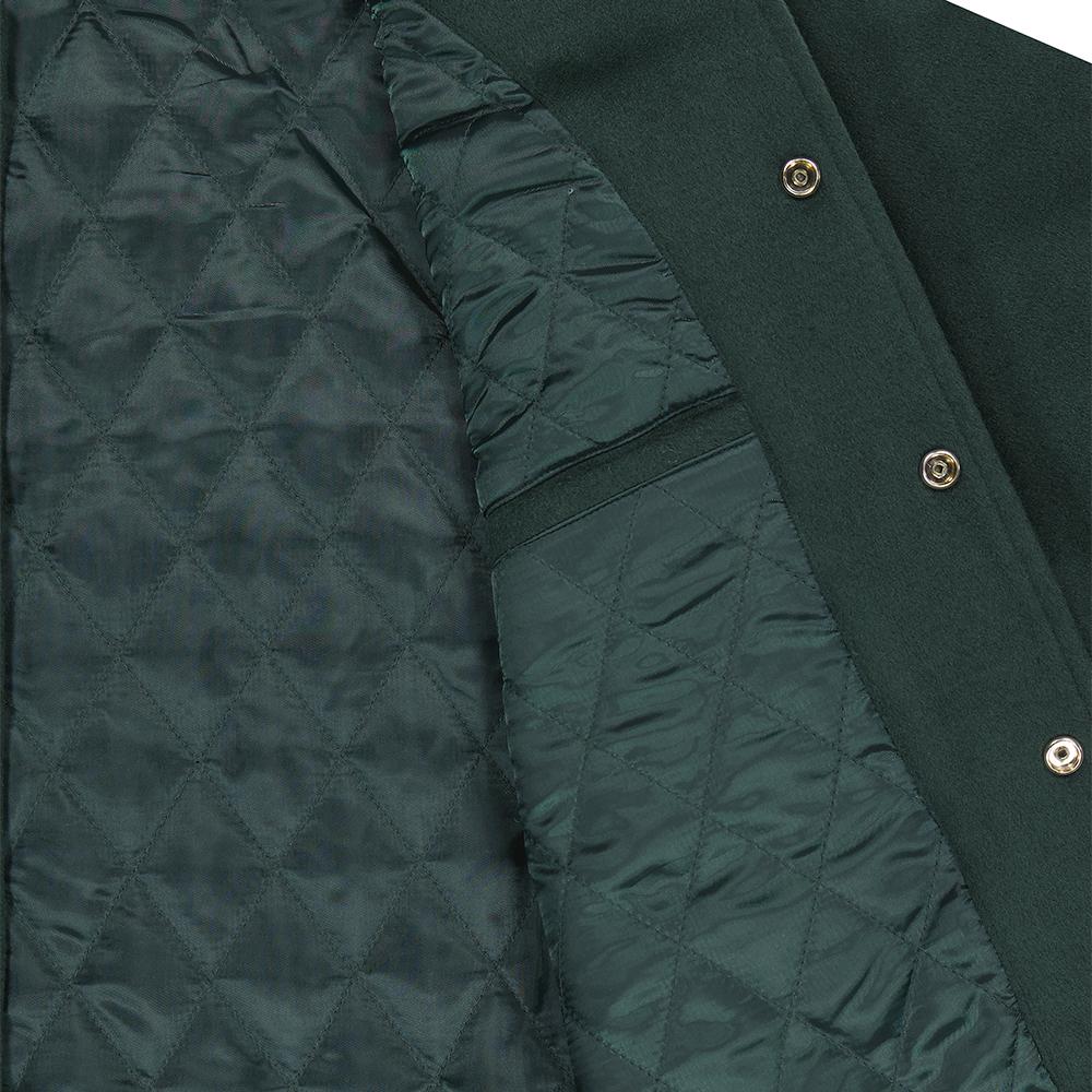 Mahagrid Throw Up Varsity Jacket Green(Mg2Dfmj242A)