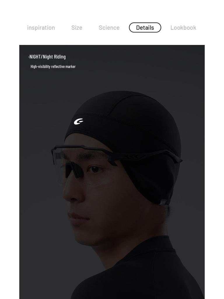 EVR Windproof Cycling Balaclava Hat with Ear Protection - Warm, Cold-Weather Bike Gear for Autumn/Winter