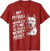 Camiseta para Dono de Cachorro Pitbull