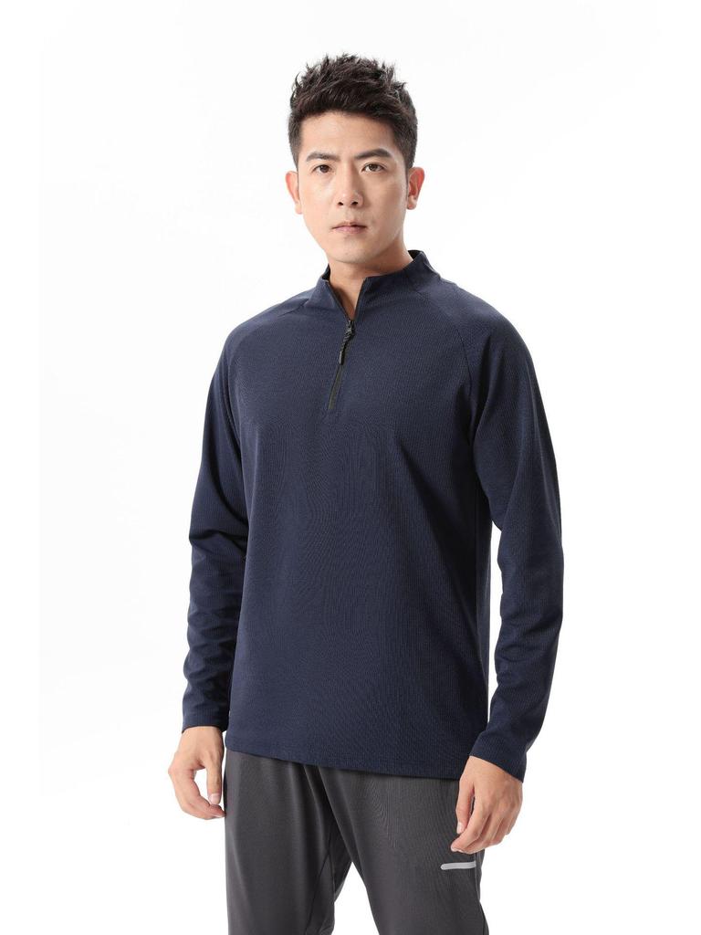Lulu Men's Lightweight Long Sleeve Breathable Top for Spring/Autumn - Ideal for Running, Hiking, Casual Sports & Outdoor Training