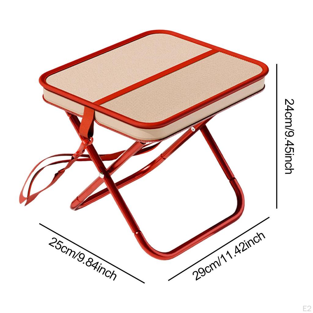 Camping Stool Folding Fishing Oxford Cloth Heavy Duty for Backpacking Outdoor
