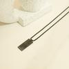 Calvin Klein Letter Engraved Vintage Hip Hop Gold Plated Steel Necklace Unisex Necklace 35000059