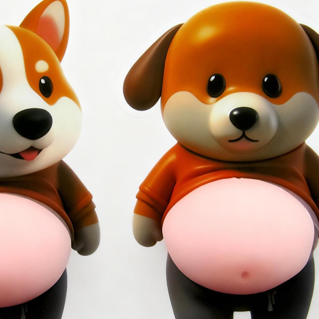 Car Door Decals 2 Pieces Anti-Collision Dog Wall Sticker Silicone Decals For Vehicles For Automotive Door Vehicle Exterior Truck