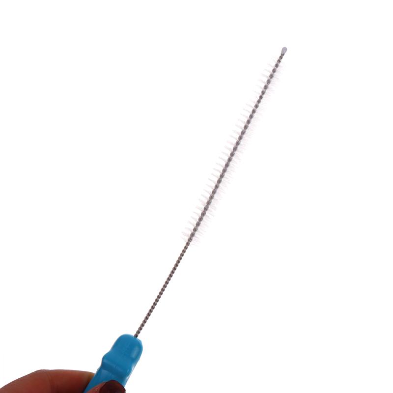 5/4Pcs Drinking Straw Cleaning Brush Baby Bottle Straw Tube Pipe Cleaner Home Nylon Stainless Steel Long Handle Cleaning Brushes