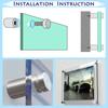 12-19MM Stainless Steel Glass Fasteners Advertisement Standoffs Pin Billboard Fixing Screws Advertising Board Fixed Nails Screw