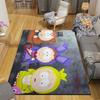 South Park Flannel Printed Carpet, Home Sofa Decoration for Living Room & Bedroom, Non‑Slip Play Flannel Floor Mat for Game Room