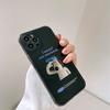 Bonito saudação cão dos desenhos animados caso de telefone para iphone 12promax capa 11promax 7 8 plus 13 13pro xr x xs max capa funda coque volta 1085