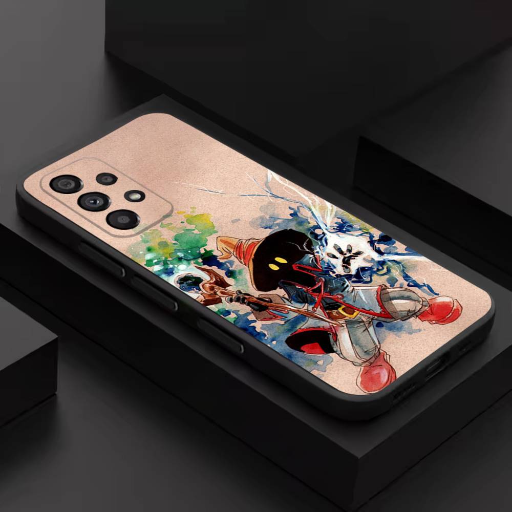 F-Finals-Fantasy Vivi Phone Case For Samsung S 9,10,21,30,22,23,24,25,26,Ultra,Plus,Lite,FE,4,5G Black Soft Case