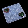Love Heart Silicone Mold Jewelry Making Diy Tool Uv Epoxy Resin Molds Dried Flower Resin Decorative Crafts