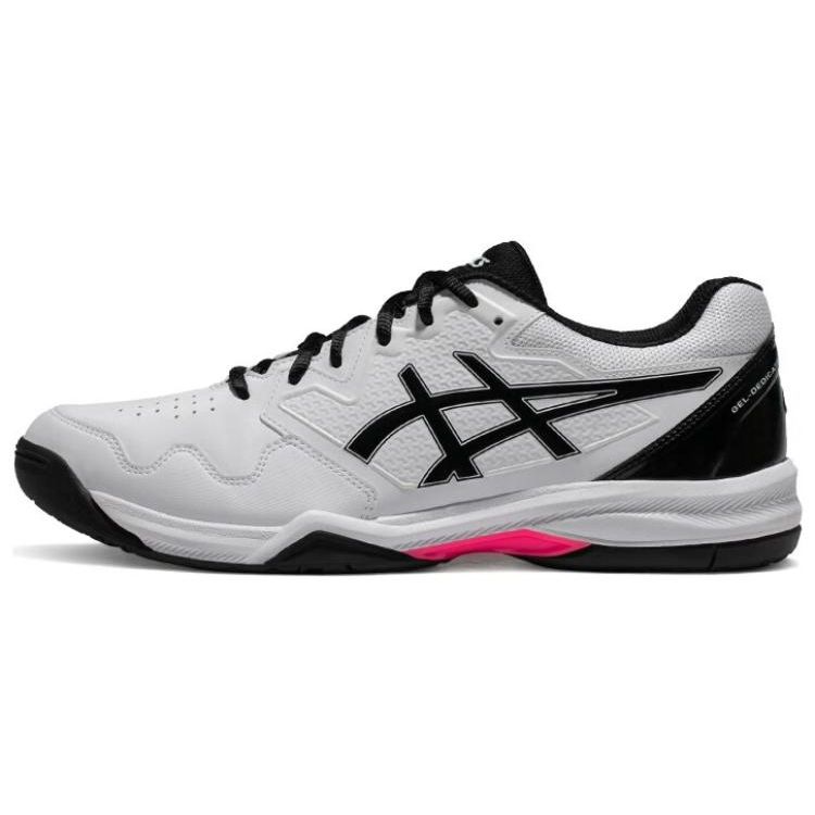 

ASICS Men s GEL-DEDICATE 7 Tennis Shoes White Hot Pink 1041A223-104 EU 42