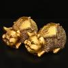 High Quality Copper Lucky Pig Ornament Wealth Home Office Mascot Store Decor Gift