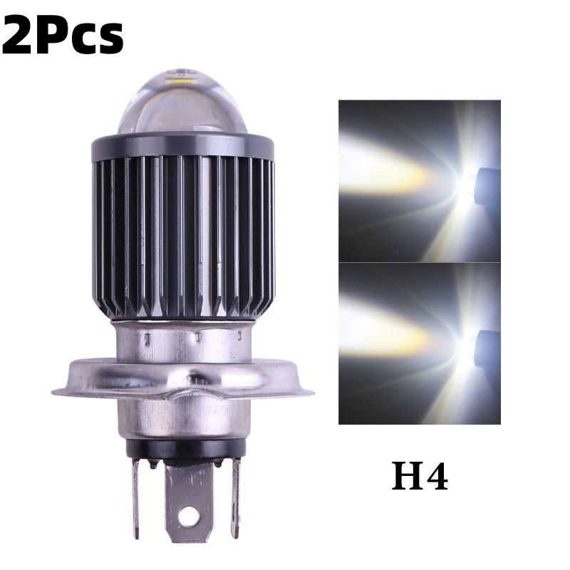 

1/2Pcs 120W H4 LED Light For Motorcycle 360° Super Bright Mini Driving Light H4 H6 T19 P15D Headlight
