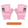 Portable Heated Half-Finger Touchscreen Winter Gloves – Quick Warming and Cold-Proof
