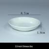 Pure White Ceramic Side/Sauce Dishes, 3.5-inch (10-Pack)