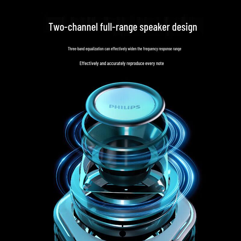 Philips SPA3208 Mini Wired Computer Speaker CN Plug (adapter Included)