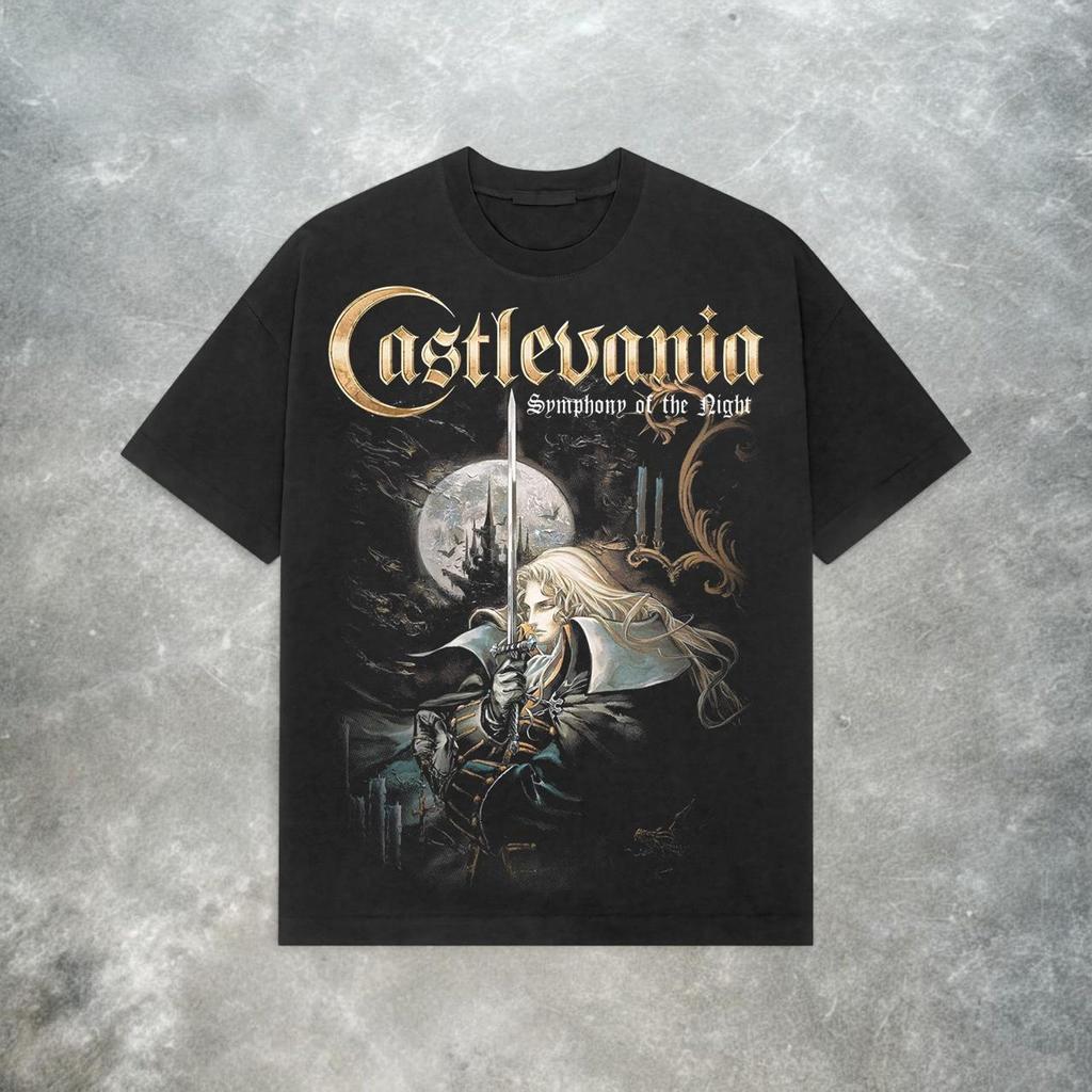 Castlevania Symphony of the Night T-Shirt: Retro Gothic Y2K Tee