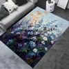 2025 New Flower Carpet Rug for Living Room Bedroom Home Sofa Decoration,Kids play Non-slip Floor Mat