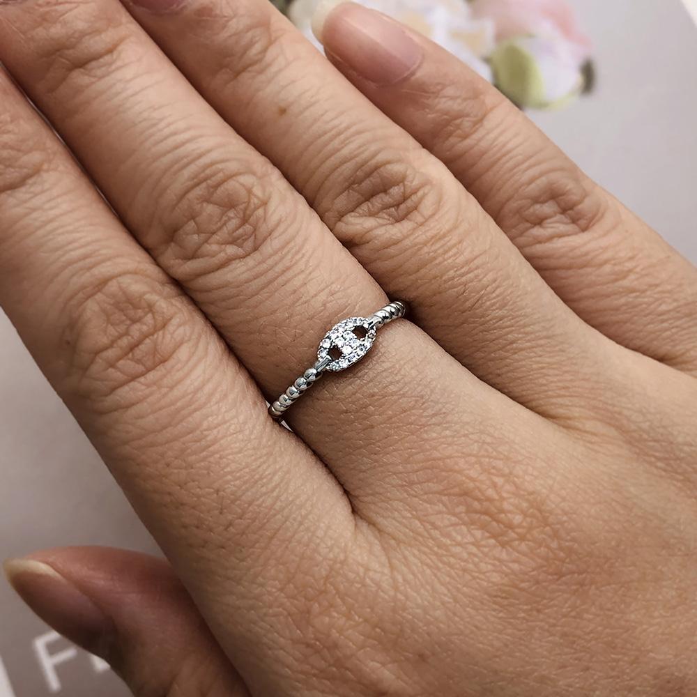 Dainty Minimalist Stacking Ring For Women Trend Cubic Zircon Gold Color Crystal Finger Accessories for Female Jewelry Gift R737