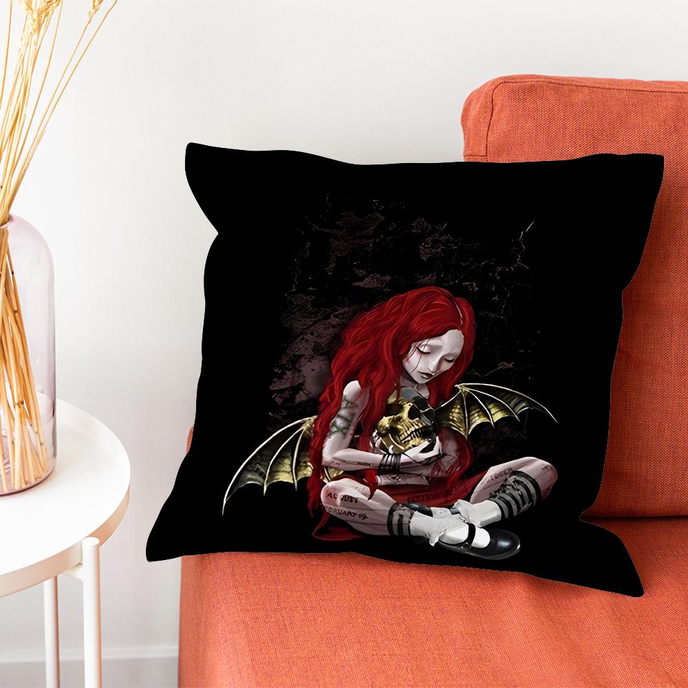 A-AvengedS Sevenfold A7X Pillow Case Pillow Case Living Room Sofa Cushion Cover Suitable For Home Bedroom Room Decoration