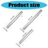 3PCS 430Stainless Steel Hollow Rolling Pin Kitchen Utensils Ergonomic Dough Roller for Seamlessly Dough Preparation