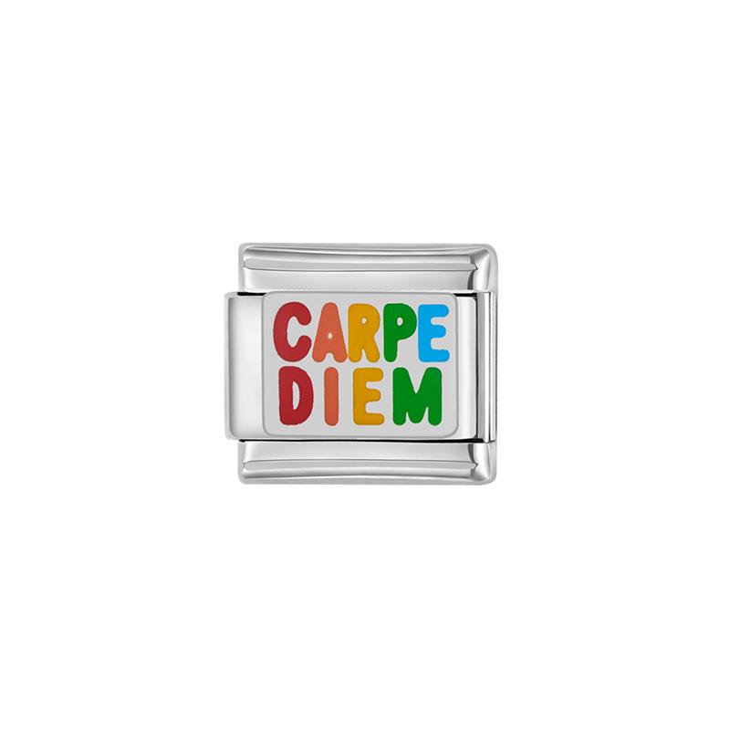 2024 Hot DIY Stainless Steel Letter Bracelet in Korean, European, and American Styles