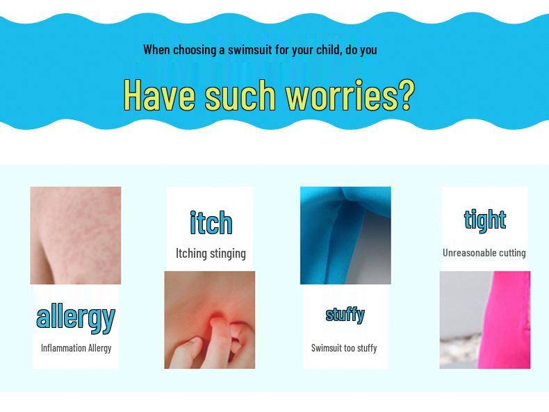 Long Sleeve Mermaid One-Piece Girls' Swimsuit with Sun Protection