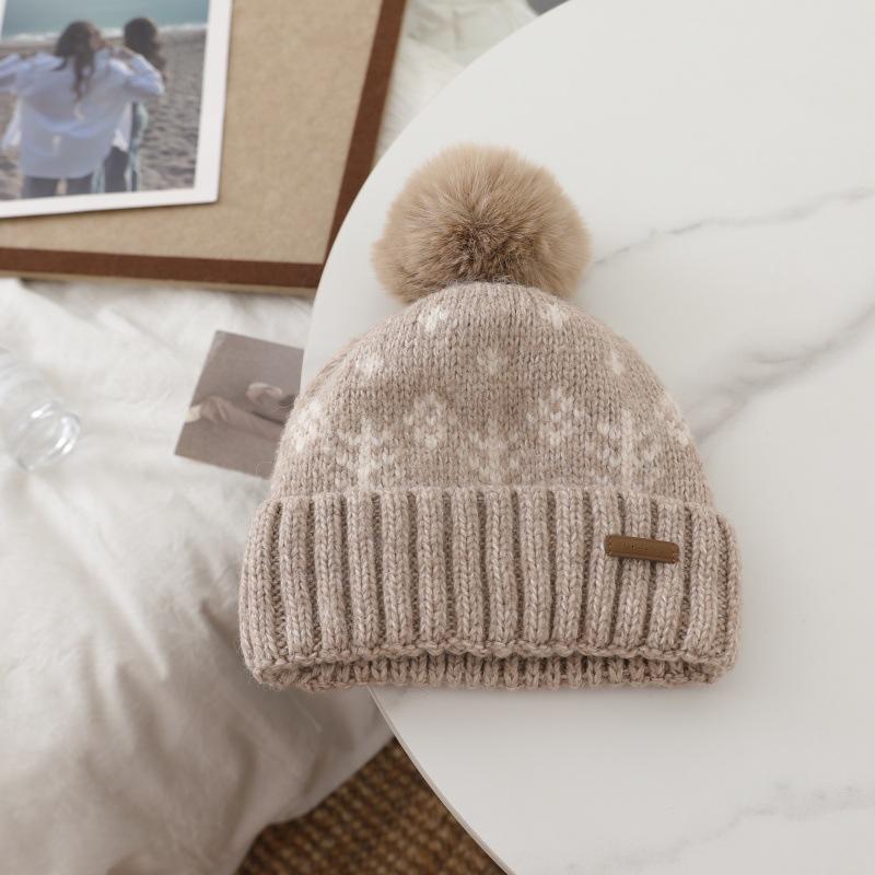 Winter Hats For Women Warmth Knitted Beanie Thickened Windproof Hat Soft & Cozy Headband Cap Outdoor Cold-Weather Accessory