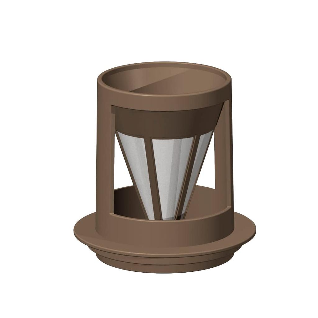 Shimomura Kogyo Hot Stand Filterless One Made In Dishwasher Dripper, Japan, Safe, HS-601