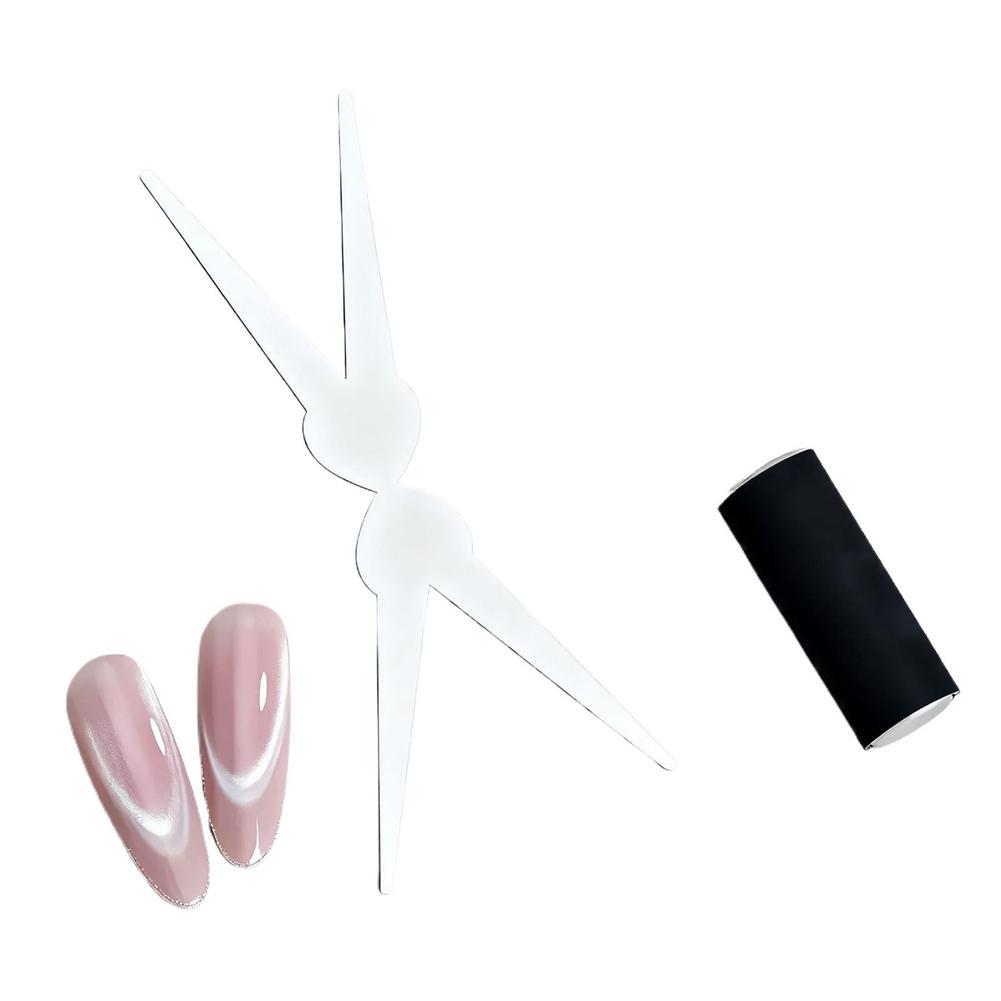 

Cat Eye Nail Magnet Heart & Ingot Shaping Nail Magnet Flexible Iron Wire Cat Eye Nail Tool For 3D Designs Pcs Set Manicure Tool