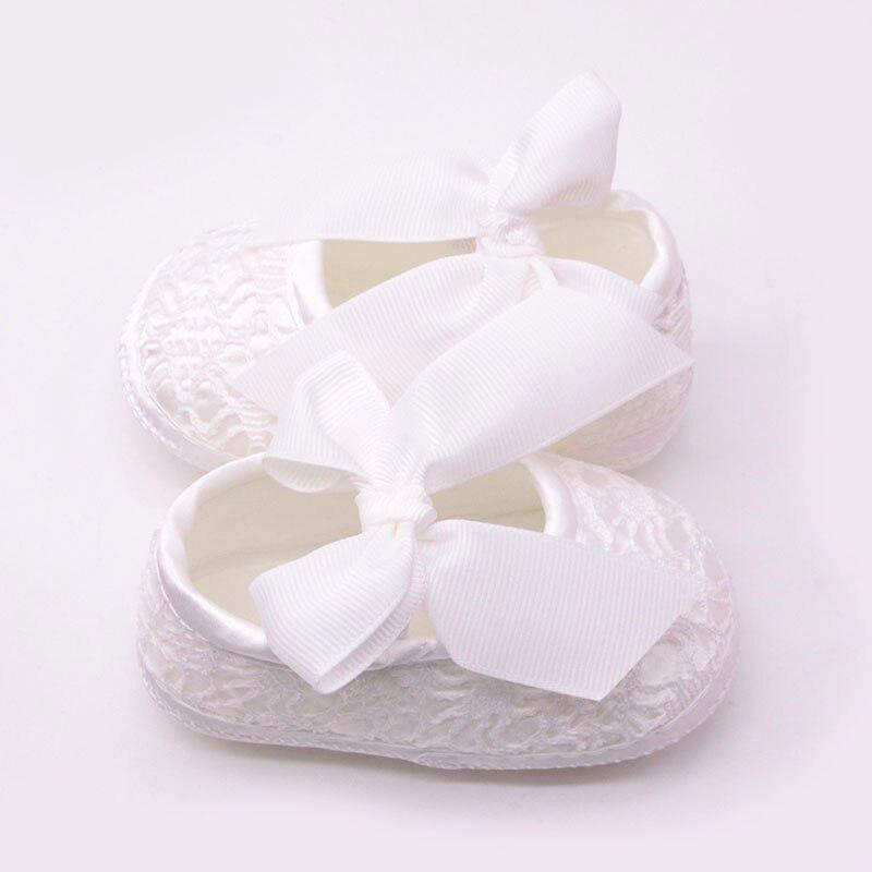 Summer Hollow Newborn Baby Shoes Cute Bows Infant Girl Shoes First Walkers Non-Slip Booties Shoes