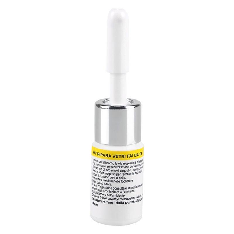 Quick Fix Windshield Chip Repair Kit to Repair Scratches Cracks with Suction Cup Curing Light Efficiency Repair Kit
