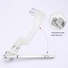 Sewing Machine Auxiliary Fixed Quilting Guide Multi Adjustable Stainless Steel Presser Foot with Edge Guide for Fabric Width