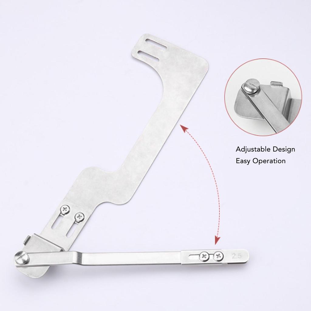 Sewing Machine Auxiliary Fixed Quilting Guide Multi Adjustable Stainless Steel Presser Foot with Edge Guide for Fabric Width