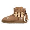 UGG CLASSIC ULTRA MINI Sheepskin Thermal Abrasion Resistant Slip Resistant Short Snow Boots Women's Brown 1016222-CHE(Team186-)