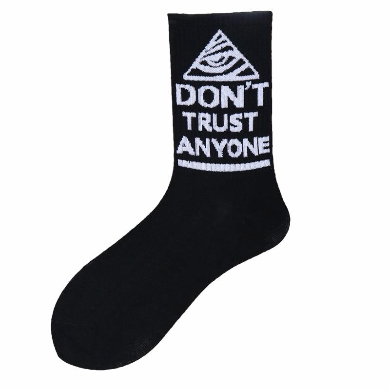 DOIAESKV Bomull Herrstrumpor Mode Nya Casual Andningsbara Aktiva Strumpor Hög Kvalitet Herr Enfärgade Långa Strumpor EU 39-44