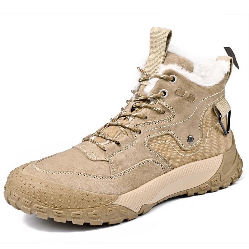 

Прямая трансляция популярные хлопковые туфли мужские зимние бархатные ботинки Мартина уличная мужская обувь теплые короткие ботинки Северо-восточные ботинки для легкого снега 38