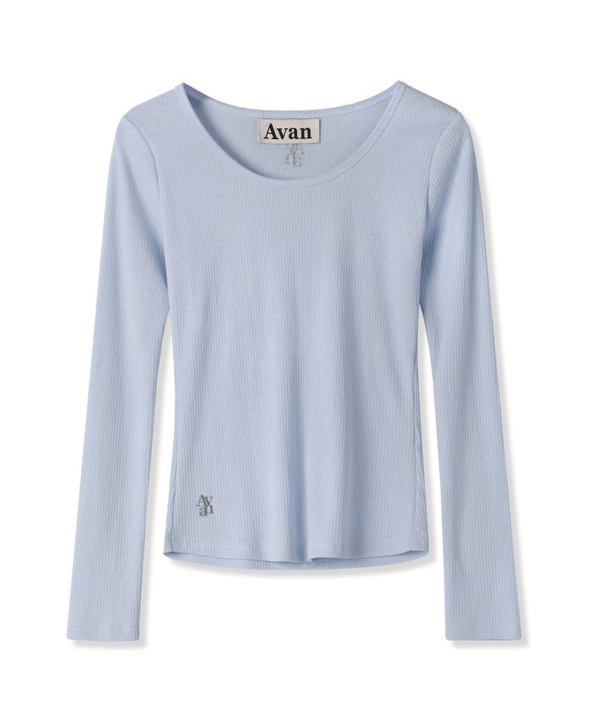 AVANDRESS Aa Layered U-Neck Long Sleeve - 7Col