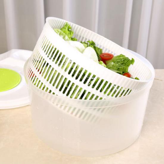 Vegetable Salad Spinner Leaf Dryer Lettuce Vegs Dehydrator Washer Dryer Clean Fruits Basket Serving Bowl Kitchen Tool