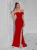 Women's Elegant Slimming High-Slit Evening Dress