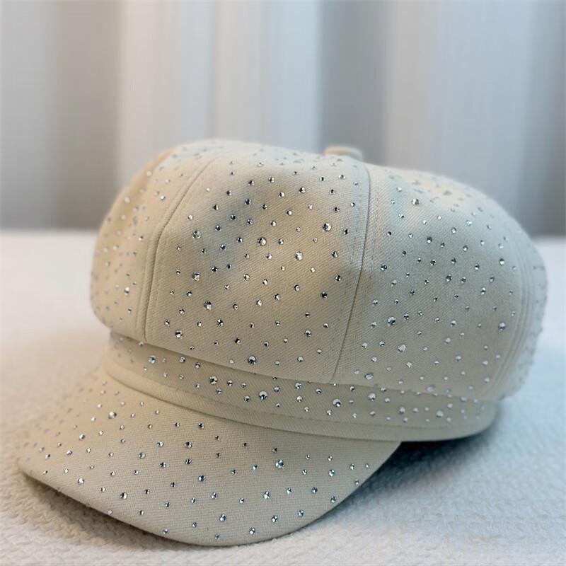 Женская восьмиугольная беретка-кепка