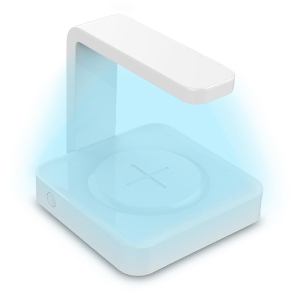 Multi Function UV Germicidal Lamp Wireless Phone Charger Fast Charging One Click Control