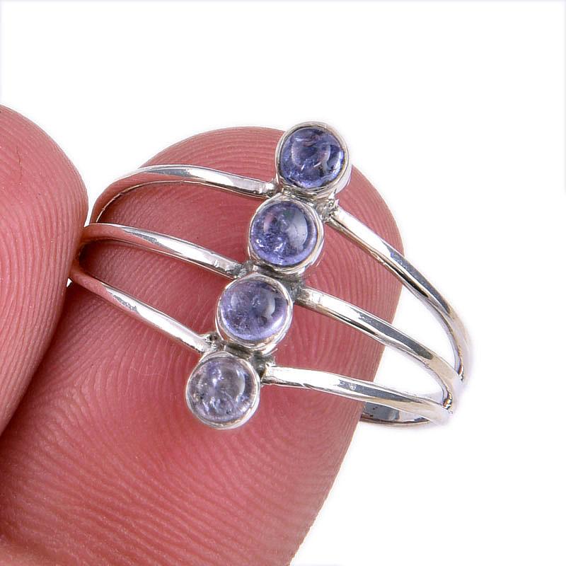 

Натуральный танзанит, ювелирное кольцо из стерлингового серебра 925 пробы, размер 10 m7Y72