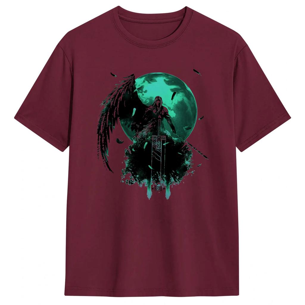 Unisex TShirts FF VII Art Casual 100 Cotton Tee Shirt Short Sleeve T Shirt O Neck Tops Printed